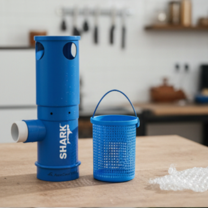 Skimmer de Piscina SHARK – água limpa, ajuste perfeito