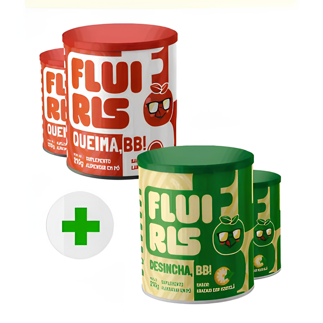 2 Fluiris Detox + 2 Queima
